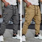 👖50 % RABATT🏃 Arbetsbyxor i fleece | Dragsko i midjan · Slitstarkt polyester · Avsmalnande ben · Flera fickor