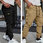 👖50 % RABATT🏃 Arbetsbyxor i fleece | Dragsko i midjan · Slitstarkt polyester · Avsmalnande ben · Flera fickor