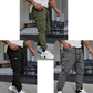 👖50 % RABATT🏃 Arbetsbyxor i fleece | Dragsko i midjan · Slitstarkt polyester · Avsmalnande ben · Flera fickor