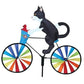 Katt på Cykel med Vindvindsnurra