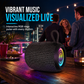 🔥🔊 50 % RABATT NU! 40W Bärbar Bluetooth-Högtalare med RGB-Belysning – Kraftfullt Ljud & Färgstark Ljusshow ✨🎶