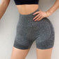 Högmidjade yogashorts med magkontroll och lyftande passform