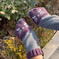 ⚡Julrea 50 % rabatt!🔥Varma och mysiga🧤Stickade fingerlösa handskar för kvinnor med sött kattmönster