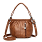 ⏰ Endast nu 49% rabatt!👜✨ Avslappnad veckad väska i mjukt läder ✨ – Praktisk bucket-väska med stil 💼 Lätt, slitstark och perfekt för vardagsbruk! 🌟
