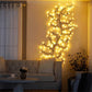 🌿 50% RABATT! 💡 LED-ljusslinga i rankdesign – 144 LEDs, 2,3 m, dimbar & IP55 – Perfekt för trädgård, balkong, rum & fester ✨