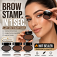 ✨Köp 1 Få 1 På Köpet🖌️50K+ Sålda!!!👋Eyebrow Stamp Pulverset med Applikatorborste, Ett Tryck Perfekta Ögonbryn, Vattentålig Långvarig 24H Ögonbrynsmakeup för Enkla Dagliga Salongsliknande Ögonbryn