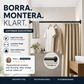 🏠 50 % RABATT NU! 🔧 Montera på sekunder utan att borra – justerbar spännstång för smartare förvaring hemma 🚪