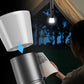 Multifunktionell vit laser LED -ficklampa