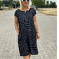 ✨2025 Ny Boho Vintage Casual Klänning med tryck💃
