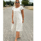 ✨2025 Ny Boho Vintage Casual Klänning med tryck💃