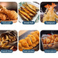 🍟 50 % RABATT NU! 🔥 Temperaturkontrollfritös med djup kropp – avtagbart oljeavtappningsställ & termometer – perfekt för perfekt fritering hemma 🍗