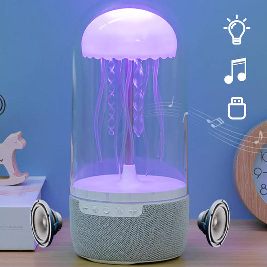 Jellyfish Stämningslampa med Bluetooth-högtalare 🎶