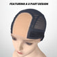 4*5 tums U-del mesh stretch vävd peruk cap