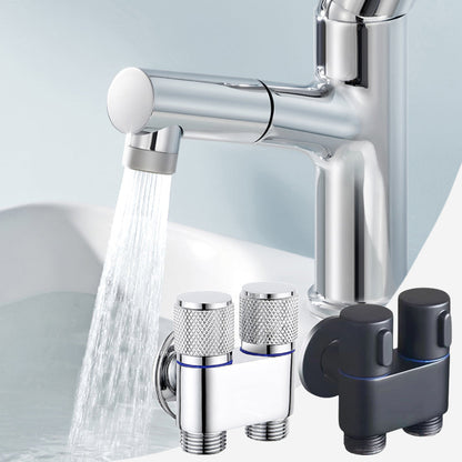 1/2“ Vinklad Ventil med Dubbel Omkopplare och Utgång