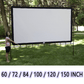 📺 50% RABATT NU! ✨ Jättestor Bärbar Utomhusbiografskärm - 4K HD-projektion med Justerbart Stativ för Cinemaupplevelse i Trädgården 🎬🌟