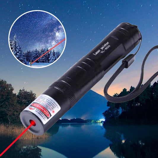 Högpresterande laserpekare med ficklampsfunktion