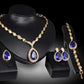 Elegant Set med Halsband i Falska Ädelstenar