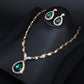 Elegant Set med Halsband i Falska Ädelstenar