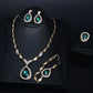 Elegant Set med Halsband i Falska Ädelstenar