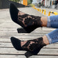 👢✨Höga klackar med spets för kvinnor, sommar och elegant