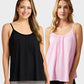 Lös Passform Tanktop med Inbyggd BH