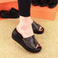 👑【35-43】👡Skimrande kilklackssandaler för kvinnor