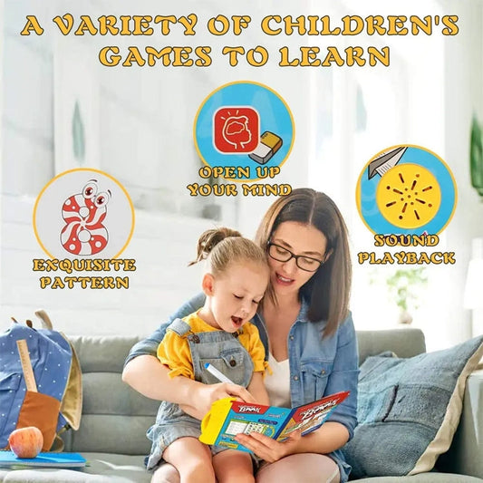 🎁[Bästa presenten för barn]👼Smart Uttals- och Tal-Lärobok