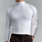 👕 60 % RABATT NU! 🔥 Slim fit-T-shirt med hög hals för män – stretchig och andningsbar för gymmet eller vardagsbruk, modern stil och komfort 🏃‍♂️📦