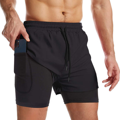 Begränsad tidsrabatt på 300 kr💥 2-i-1 snabbtorkande sportshorts för män