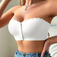 🔥 Sista dagen 50% rabatt! 🔥🔥KÖP 1 FÅ 1🔥 Seamless Front Closure Strapless Bandeau Bra - Komfort och stöd hela dagen! 💖