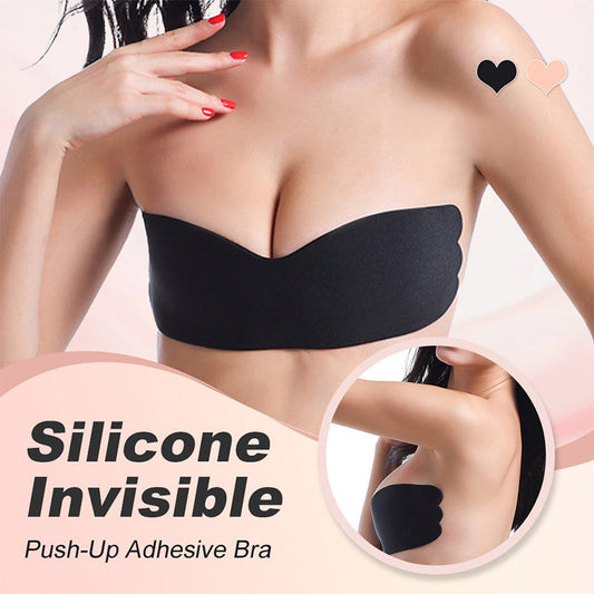 Silikon Osynlig Push-Up Adhesiv BH