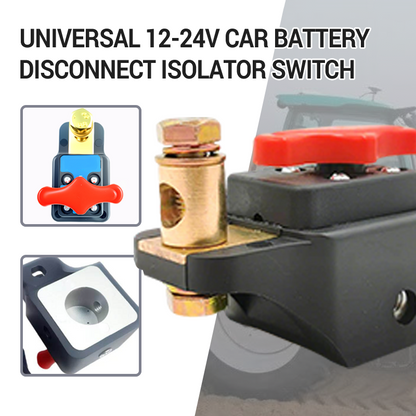 Universal 12-24V Bilbatteri Frånkopplings Isolator Strömbrytare