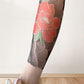 Unisex Hög Midja Blommiga Tatuering Strumpor