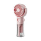 🌀 LIMITED-TIME 50% OFF! ✨ Portable Rechargeable Handheld Misting Fan – Nano-Mist, 4 Speeds, Type-C, Quiet