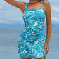 💥Sista dagen specialrea 49% RABATT🩱 Dam vintage magkontroll tvådelade tankini baddräkter