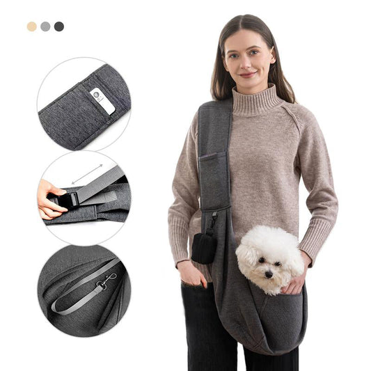 Justerbar Crossbody Husdjur Bärsele