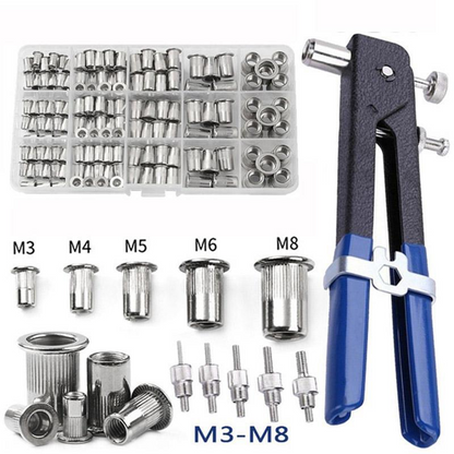 Robust Manuell Nitmutterverktygssats