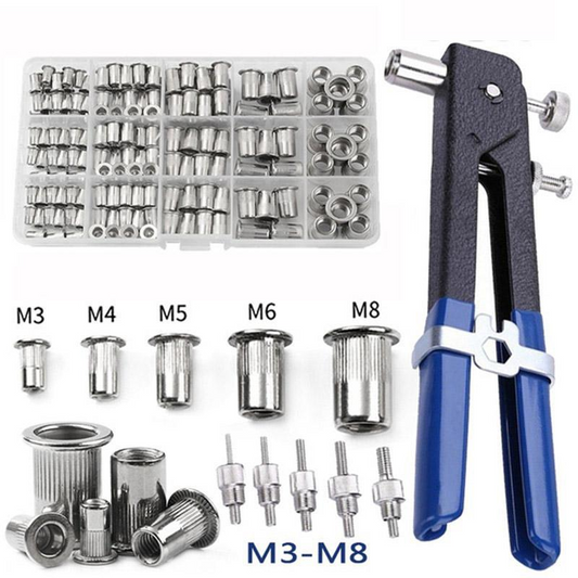 Robust Manuell Nitmutterverktygssats