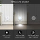 📢📢50 % RABATT!! ⏰Automatisk uppladdningsbar lampa med rörelsesensor 💡