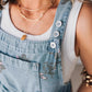 🌸2025 Nytt mode🌸 Vintage blommigt tryckt denim jumpsuit