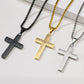 🎉KÖP 1 FÅ 1 GRATIS✝️ "Herrens bön"-halsband med klottrat kors