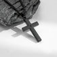 🎉KÖP 1 FÅ 1 GRATIS✝️ "Herrens bön"-halsband med klottrat kors