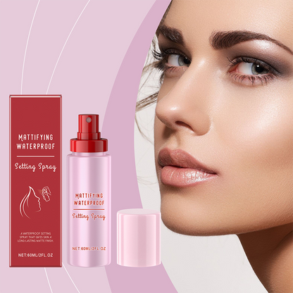 Långvarig matt fixeringsspray med olje­kontroll