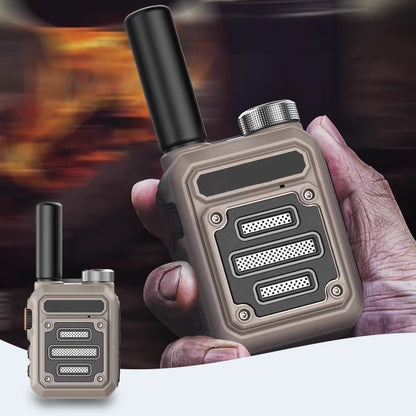 Vattentäta och stöttåliga mini walkie-talkies