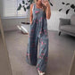 🔥Köp 2 och få fri frakt🌸Damjumpsuit med tryck i casualdenim