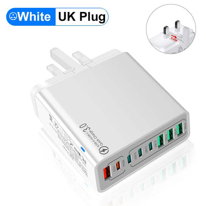 🔥🔥8 i 1 vattentäta portar USB-snabbladdare