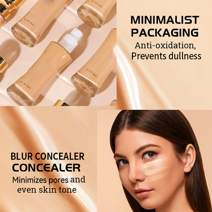 Återfuktande Långvarig Foundation med Naturlig Finish