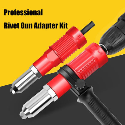 Professionellt adapterkit för nitarborrhuvud