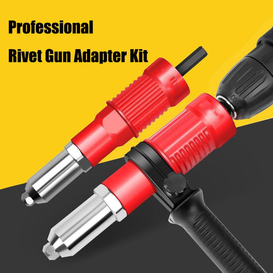 Professionellt adapterkit för nitarborrhuvud