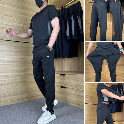 ⏳ Tillfällig 50% rabatt! ✨ Herrset med två delar för casual sport